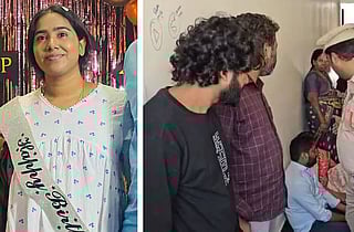 Police said the accused, who is in his 30s, barged into the woman’s apartment on Wednesday armed with knives and carried out what investigators described as a premeditated attack.