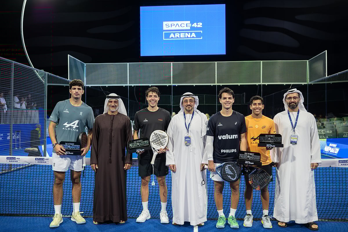 Padel is growing a lot in Abu Dhabi, Coello says