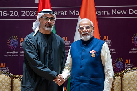 Crown Prince of Abu Dhabi meets Prime Minister of India on sidelines of AI Impact Summit