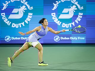 Eala makes the quarter-finals in her debut at the Dubai Championships 