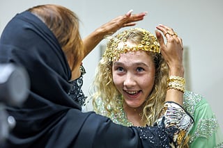 Andreeva took some time away from the court 