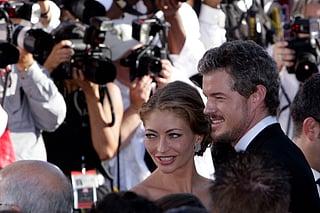 FILE - Eric Dane and Rebecca Gayheart, Sept. 16, 2007, in Los Angeles.