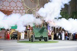 The UAE has been firing a cannon every Ramadan since the 1930s - here’s the story behind it (Cannon firing at Expo city in Dubai for Ramadan 2026). 