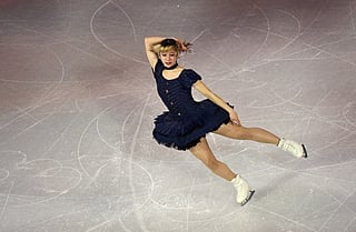 USA's Alysa Liu performs at the figure skating exhibition gala during the Milano Cortina 2026 Winter Olympic Games at Milano Ice Skating Arena in Milan on February 21, 2026.