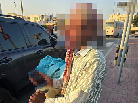 The individual was arrested in a public car park as part of the ongoing ‘Combating Begging’ campaign.