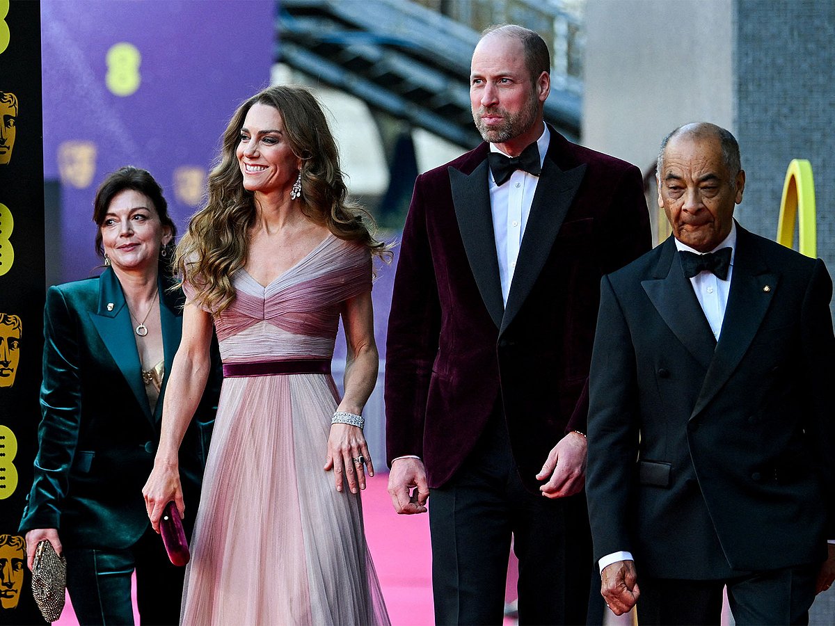 Prince William, Kate Middleton at BAFTA Awards 2026 (Photo/Reuters)