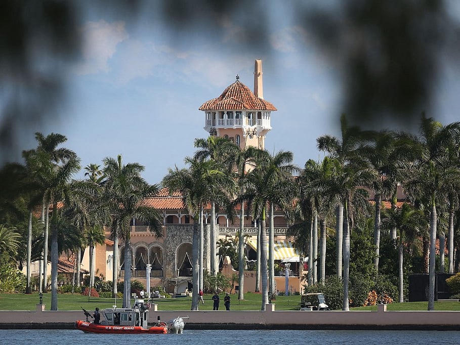 The Mar-a-Lago Resort saw a security breach today