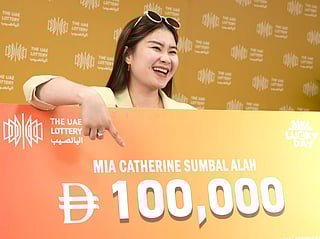 Filipina expat wins Dh100,000 UAE Lottery on first try