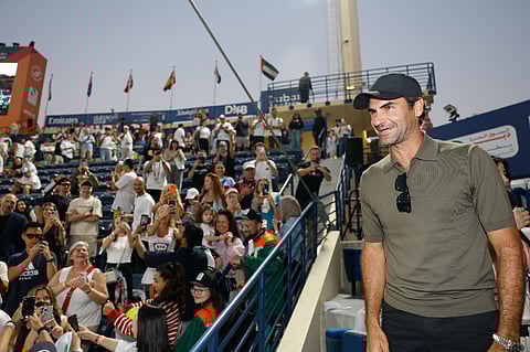 Watch: Roger Federer cheers for Stan Wawrinka at Dubai tennis