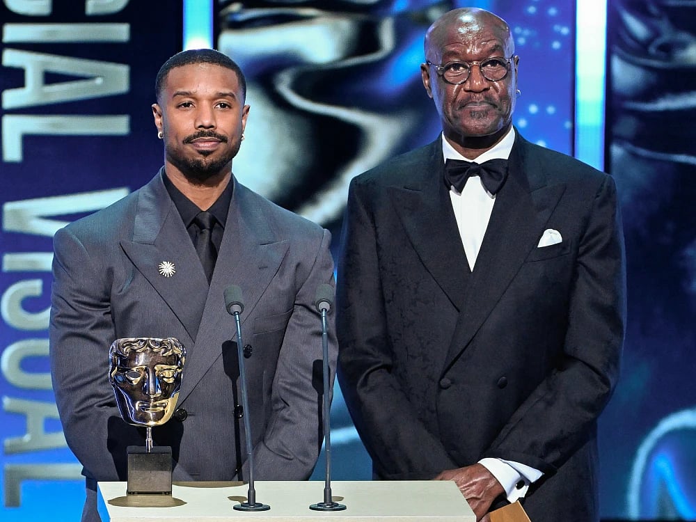 Michael B. Jordan and Delroy Lindo presented the first award of the evening