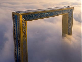 Watch: Sheikh Hamdan’s video of Dubai above the clouds