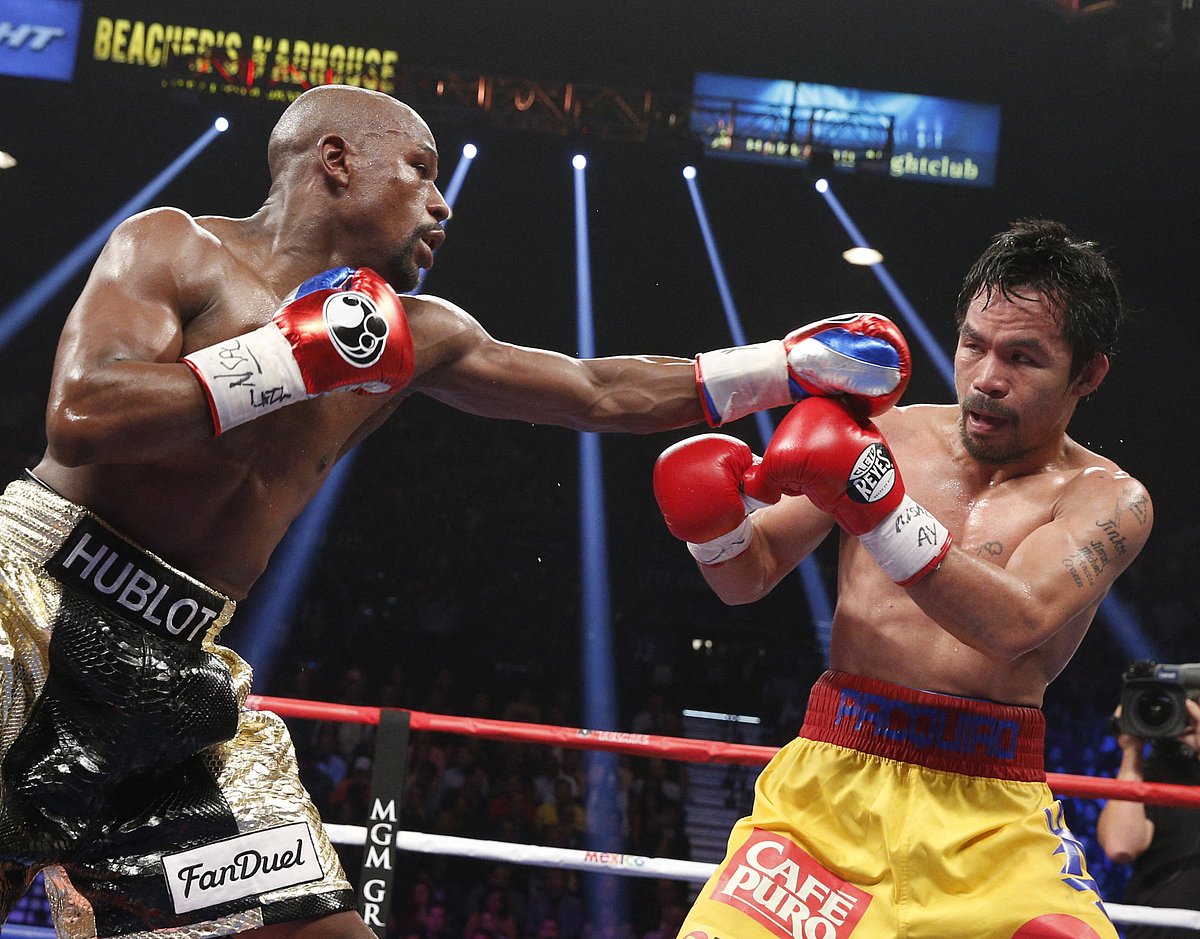 Floyd Mayweather and Manny Pacquiao