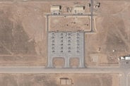 This satellite image from Planet Labs PBC shows aircraft at Muwaffaq Salti Air Base in Jordan on Saturday, Feb. 21, 2026. 