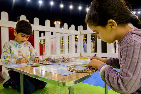 Visitors explore Andalus heritage, storytelling and family workshops.