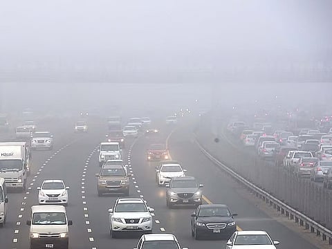 UAE traffic alert: Fog-hit Dubai and Sharjah roads see hour-long delays