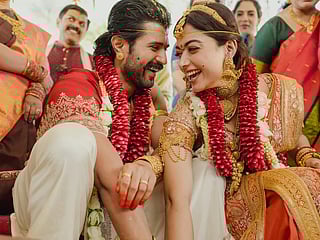 Rashmika Mandanna and Vijay Deverakonda share wedding photos