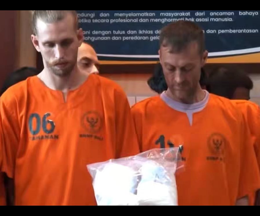 2 Brits jailed in Indonesia for drug smuggling