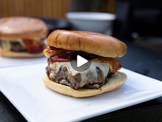 Grill & Thrill: Double cheeseburger for you to dig in