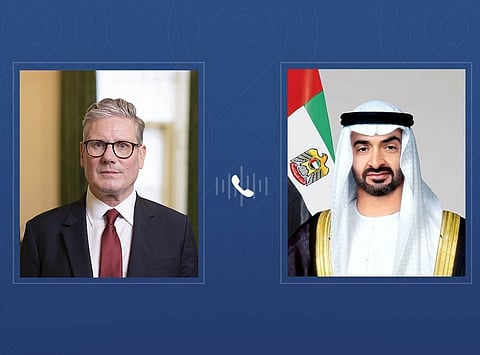 UAE President, UK PM discuss regional military escalation