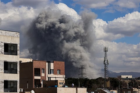 Heavy smoke engulfs Tehran as Israel strikes capital’s heart