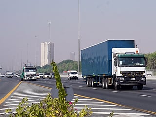 RTA, Dubai Police allow trucks to use all Dubai roads 