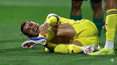Ronaldo has suffered hamstring injury