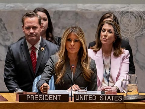 Melania Trump chairs historic UN Security Council meeting  