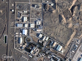 This handout satellite image taken by 2026 Planet Labs PBC shows damaged buildings at the Natanz Nuclear Facility near Natanz, Isfahan province, in central Iran on March 3, 2026.