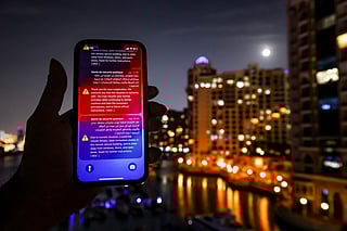 UAE residents get emergency alert over missile threat