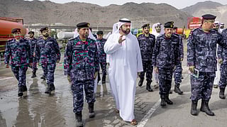 Fujairah Crown Prince honours oil fire rescue teams