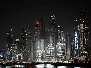 A view of Dubai Marina skyline.