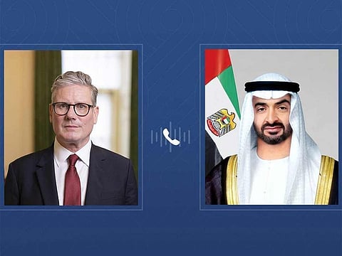 UAE President, UK PM discuss regional security amid rising tensions