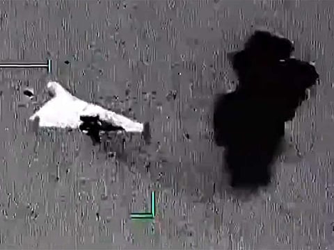 Video: Air defences intercept Iranian drones targeting UAE