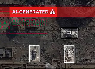 Fake: AI satelite imagery spurs Iran war disinformation