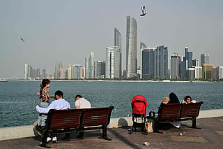 Abu dhabi skyline