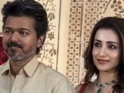 Vijay and Trisha Krishnan