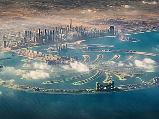 The property is located on Palm Jumeirah within the Armani Beach Residences development