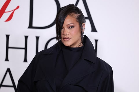 Barbadian singer Rihanna attends the CFDA (Council of Fashion Designers of America) Fashion Awards at the American Museum of Natural History in New York on November 3, 2025.