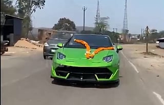 Indian mechanic converts Maruti 800 into Lamborghini