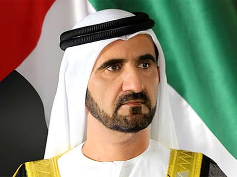 His Highness Sheikh Mohammed Bin Rashid Al Maktoum.