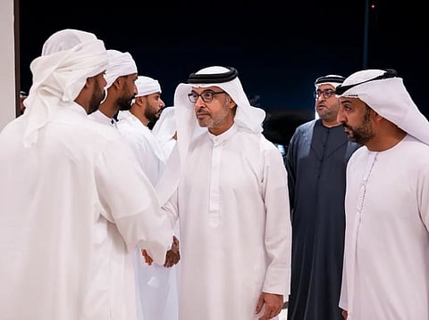 Hazza bin Zayed offers condolences on the passing of national duty martyr Saeed Rashid Al Balushi