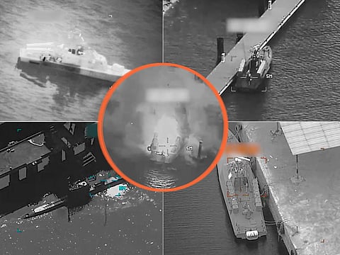 US Central Command released footage showing missile strikes obliterating 16 Iranian minelayers near the strait, a narrow waterway handling about 20% of the world's oil transit. 