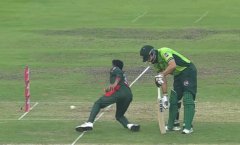 Salman Agha's runout has been the talk of the town now