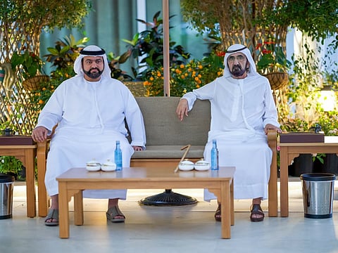 Sheikh Mohammed bin Rashid meets with Fujairah Crown Prince in Dubai