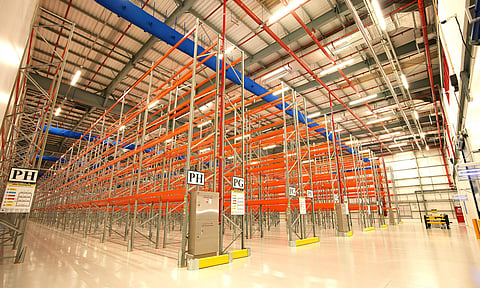 Aramex’s newly opened regional healthcare and pharmaceutical hub at Dubai South Free Zone, featuring temperature-controlled storage and integrated logistics services.