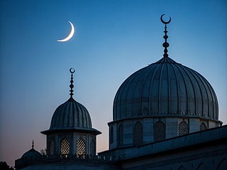 Muslims across the world look to the skies as crescent moon sightings mark the holiday
