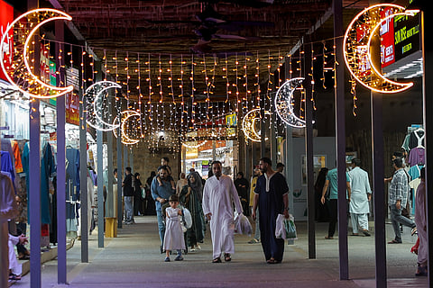 File photo of people shopping for Eid-Al-Fitr in Sharjah. 