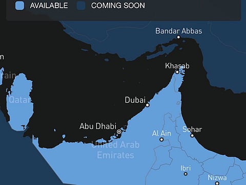 Elon Musk's Starlink is now available in the UAE