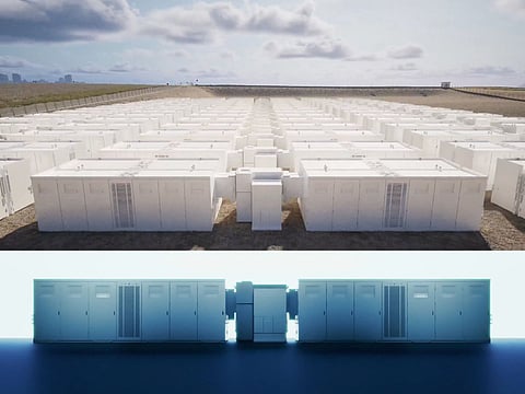Tesla Megapacks (above) and Megablocks are utility-scale battery energy storage systems used to stabilise power grids, store renewable energy (solar/wind), prevent blackouts, and provide high-capacity power to data centres or commercial sites. Megablocks (20 MWh+) offer a pre-engineered, modular, plug-and-play solution, designed for 25-year lifespans and 91% efficiency, enabling faster, lower-cost deployment for large projects.