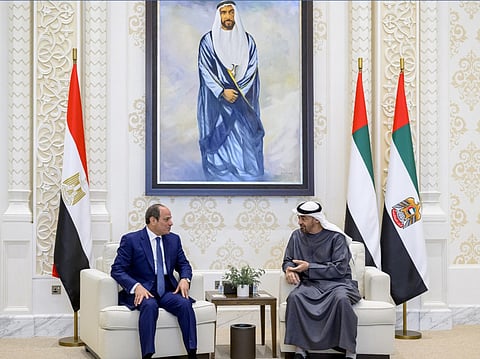 UAE and Egyptian Presidents discuss cooperation and regional developments
